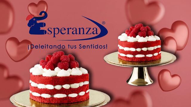 Pastel Red Velvet de San Valentín en La Esperanza