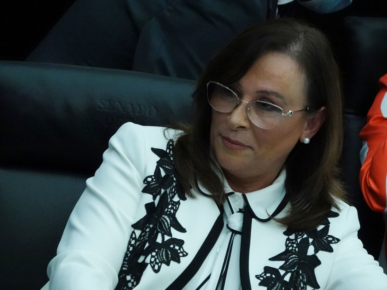 Rocío Nahle compareció ante la Comisión de Energía del Senado de la República.