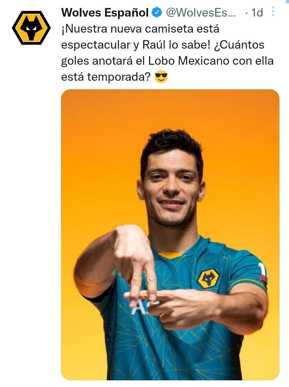 Nuevo jersey de los Wolves