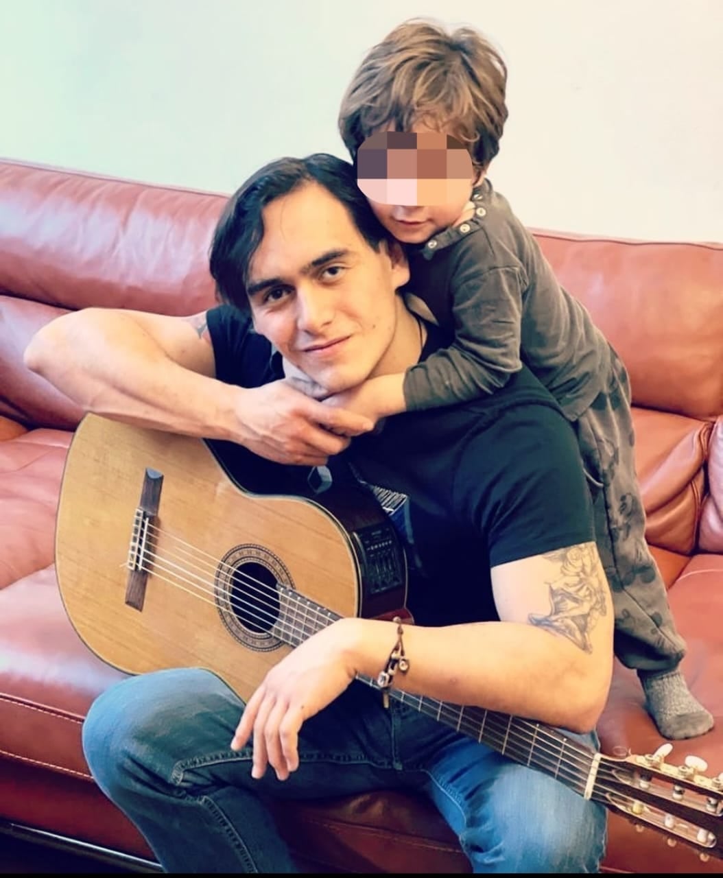 Julián Figueroa y su hijo
