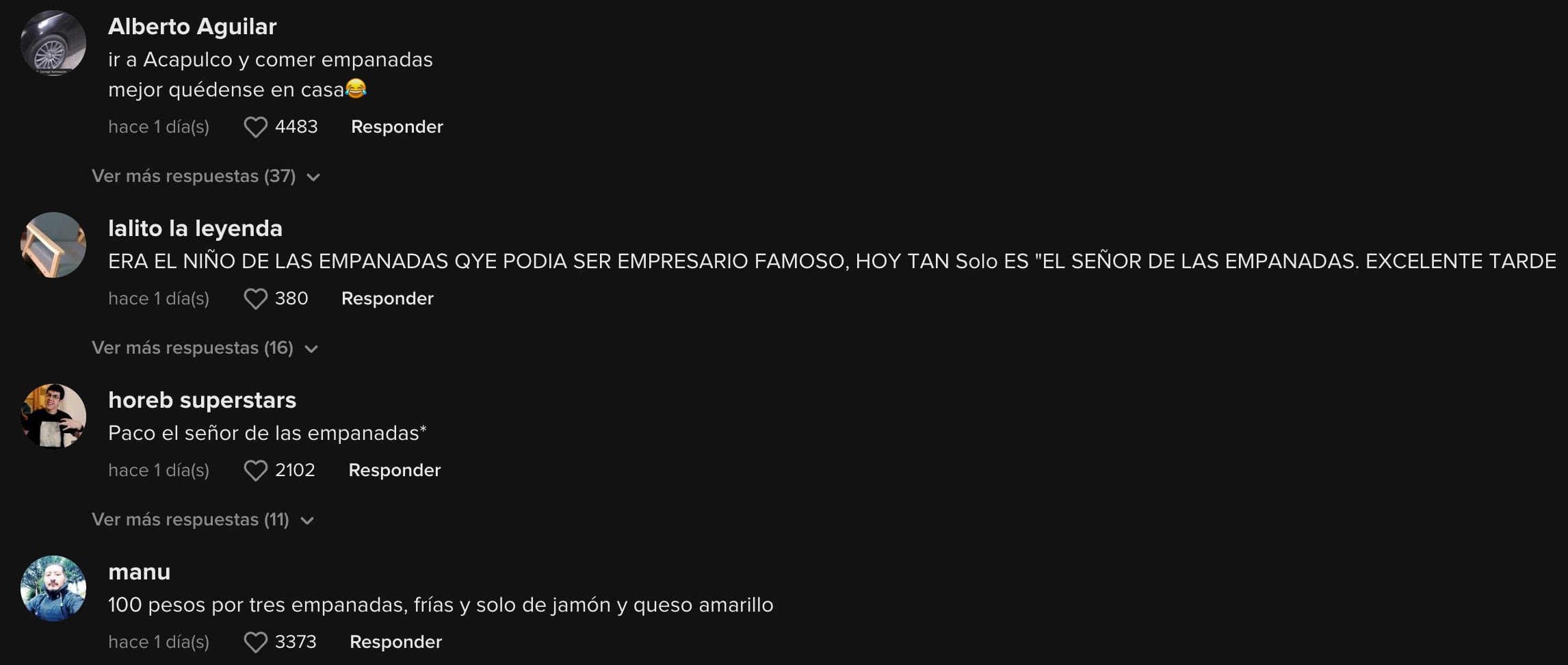 Comentarios a Paco el de las empanadas