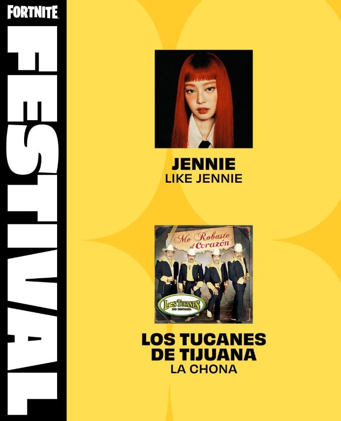 Los Tucanes de Tijuana en el Fornite Festival