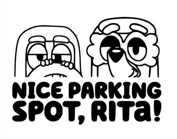 Dibujos de la abuela Bluey para colorear por el Día de los Abuelos en México