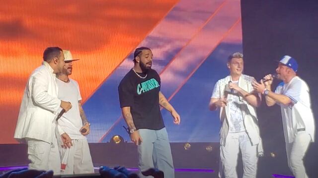 Drake cantó con los Backstreet Boys