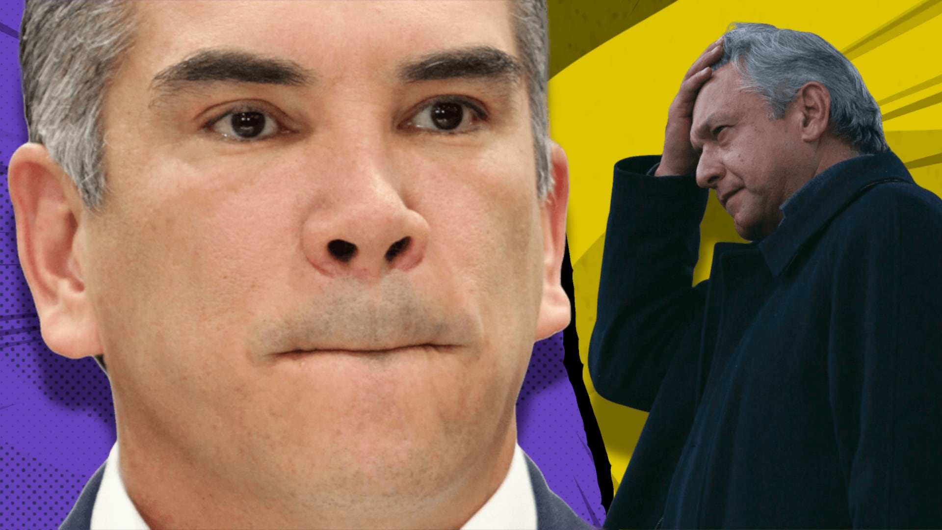 Alejandro Moreno y AMLO, figuras del desafuero