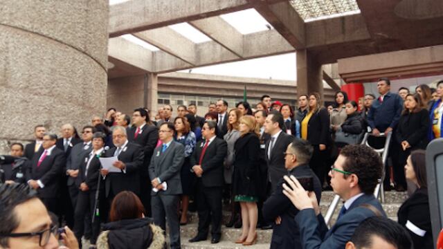 Protesta de magistrados