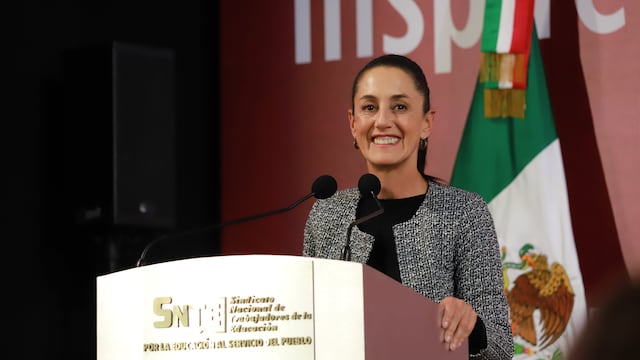 Claudia Sheinbaum, conversatorio SNTE