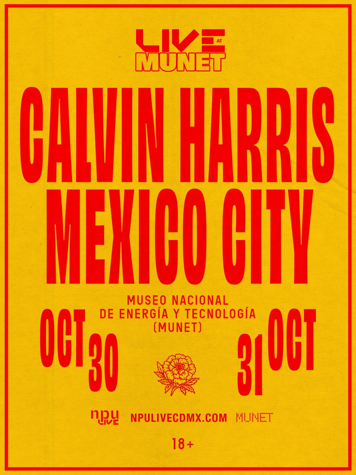 Presentación de Calvin Harris en el Live at Munet está en duda