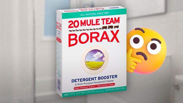 Bórax producto de limpieza