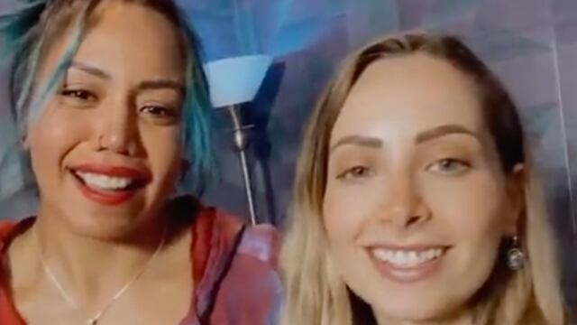 Mujer Luna Bella y YosStop