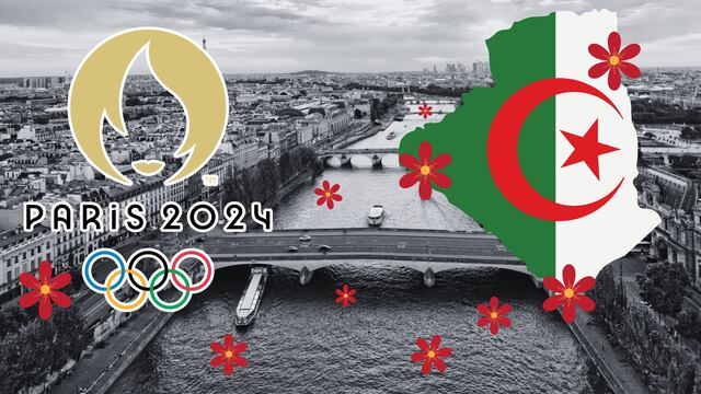 Delegación de Argelia lanza flores al Río Sena.