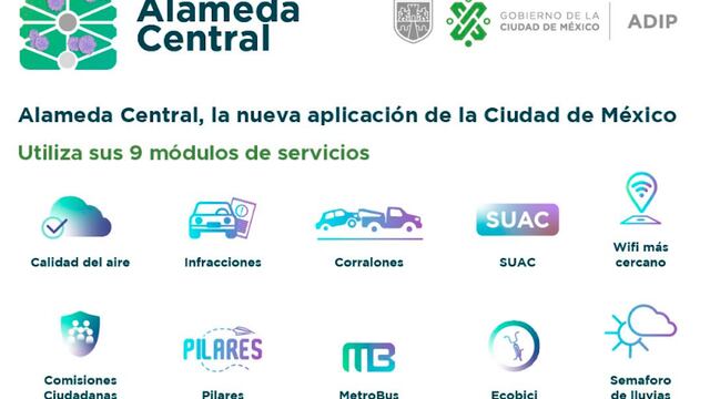Aplicación "Alameda central"