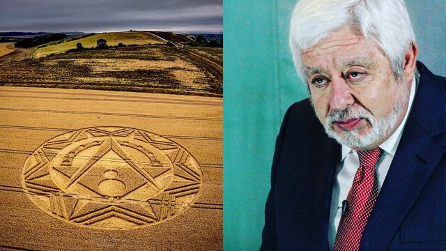 Crop Circle en Reino Unido, Jaime Maussan