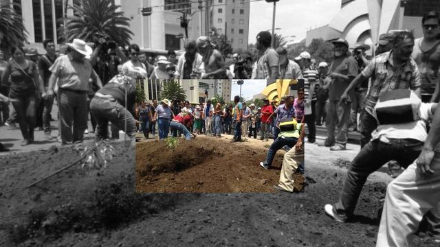 Familiares de normalistas desaparecidos colocarán un monumento en Paseo de la Reforma