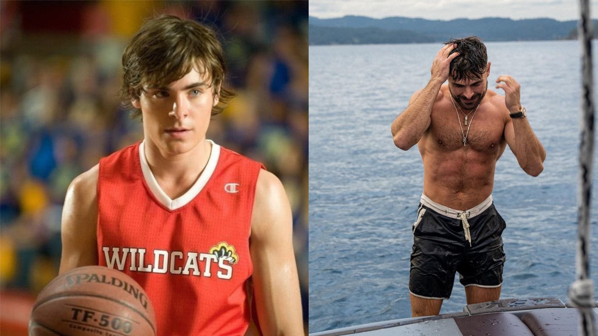Zac Efron antes y ahora,