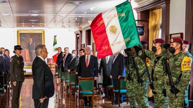 AMLO en su informe de gobierno.