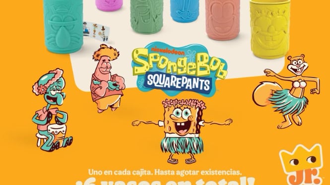 Burger King lanza 6 vasos de Bob Esponja y ¿llegarán a México?