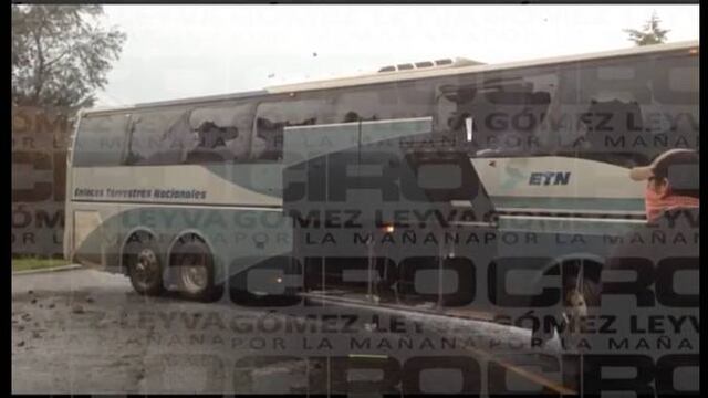 Autobús de ETN. Ataque.