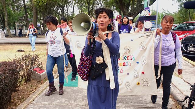 Marcha a 6 años del feminicidio de Lesvy