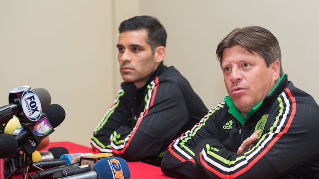 Rafael Márquez y Miguel Herrera