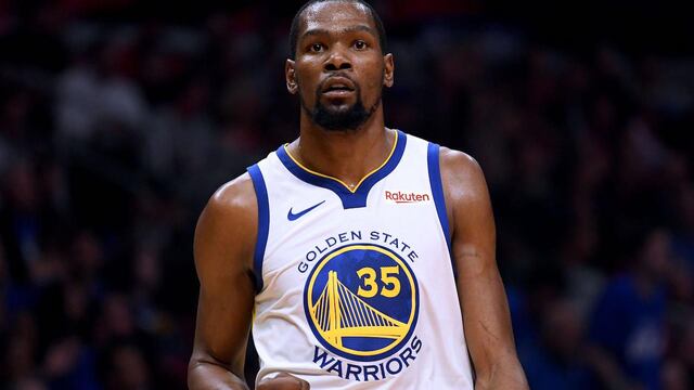Durant fue el gran protagonista en la victoria de los Warriors.
