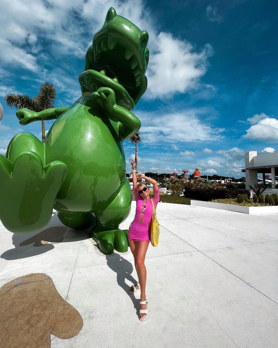 Irina Baeva en Hotel Nickelodeon Riviera Maya