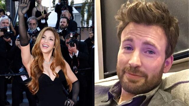 No solo Henry Cavill, ahora es Chris Evans quien sigue a Shakira