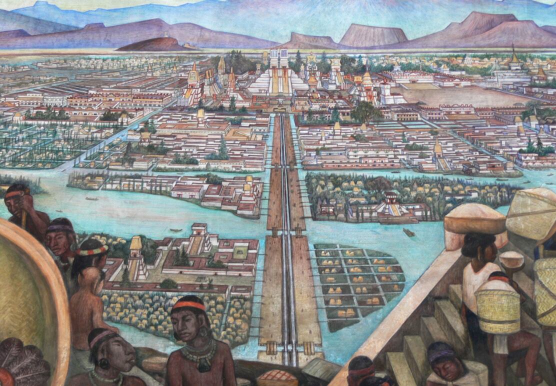 Tenochtitlán, mural