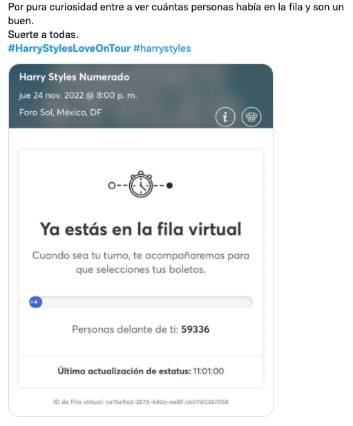 Memes para boletos de Harry Styles