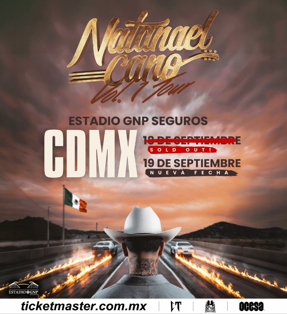 Natanael Cano anuncia nueva fecha de concierto
