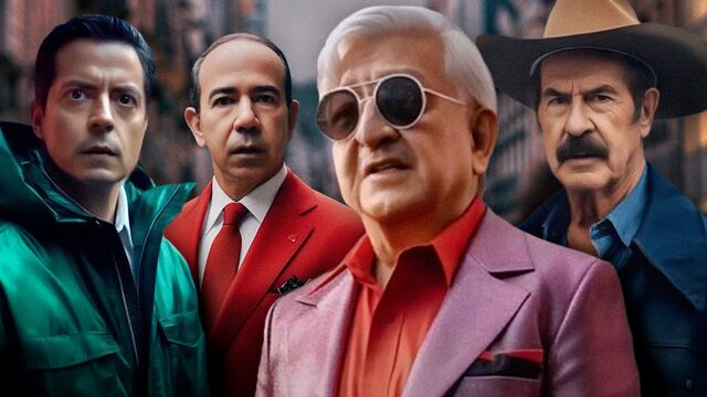 AMLO, Felipe Calderón y otros políticos recreados con inteligencia artificial como modelos Balenciaga.