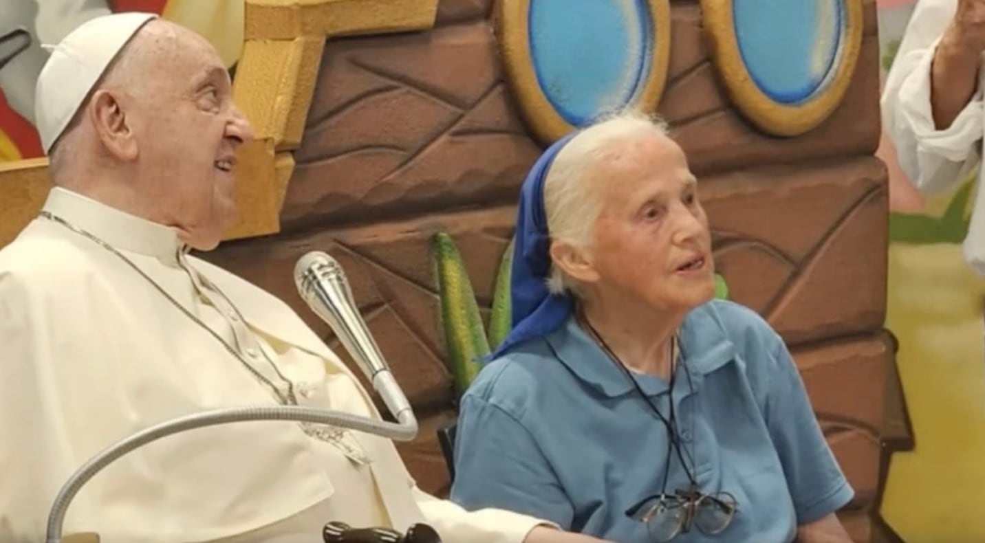 Genevieve Jeanningros y el Papa Francisco