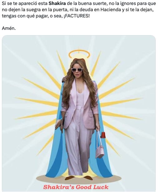 Memes de Shakira pagando a Hacienda