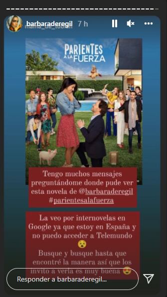 Bárbara de Regil promueve su telenovela por sitio pirata.