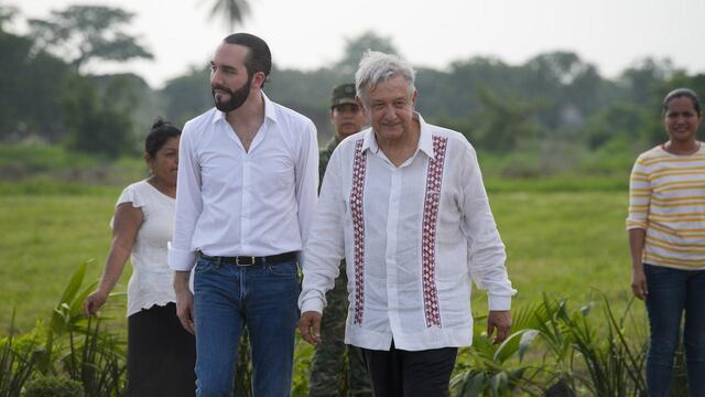 Andrés Manuel López Obrador y Nayib Bukele.