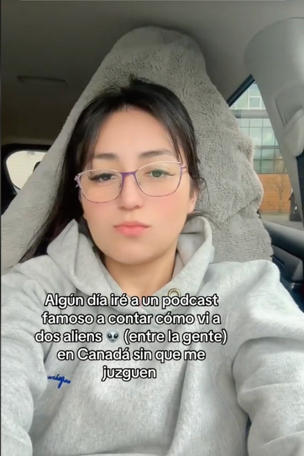 Usuaria cuenta en Tiktok haber visto ser extraño en tren en Canadá