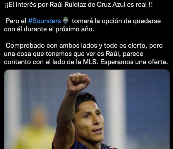 Raúl Ruidíaz Cruz Azul