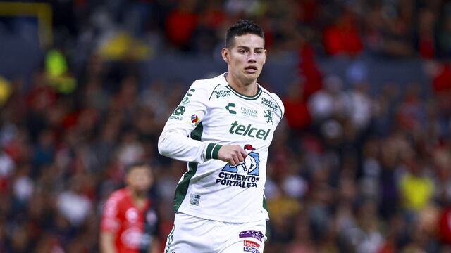 James Rodríguez en su debut con Club León.