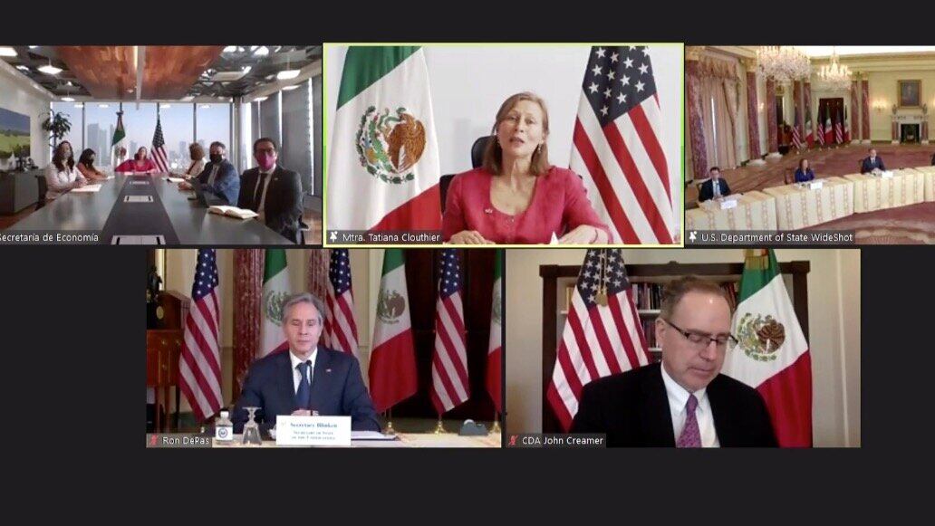 Reunión de Tatiana Clouthier y Antony Blinken