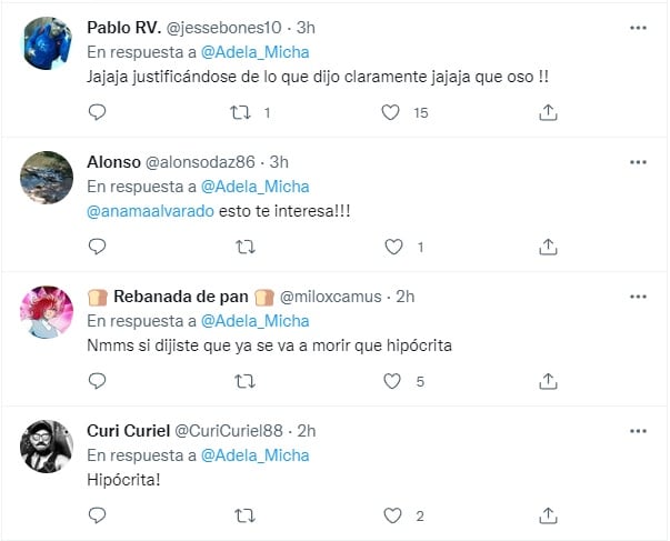 Tunden a Adela Micha por decir que Silvia Pinal se va a morir