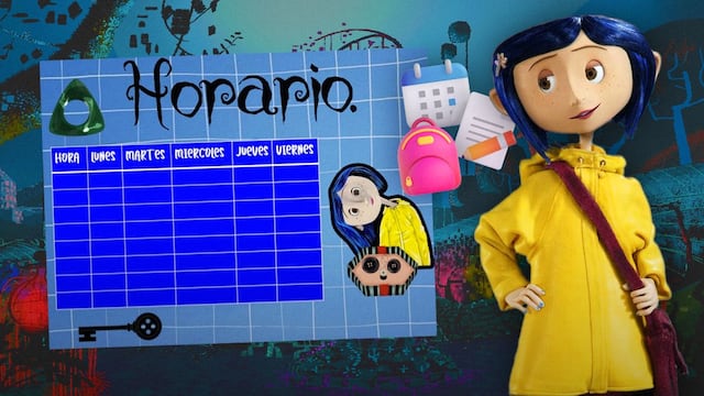 Horario escolar de Coraline para el regreso a clases 2024