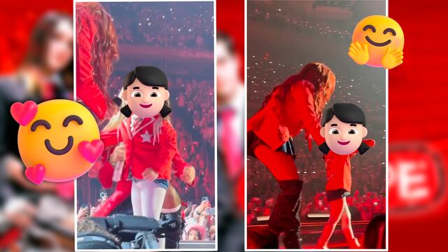 María Paula, hija de Dulce María, se subió al escenario en el concierto de RBD