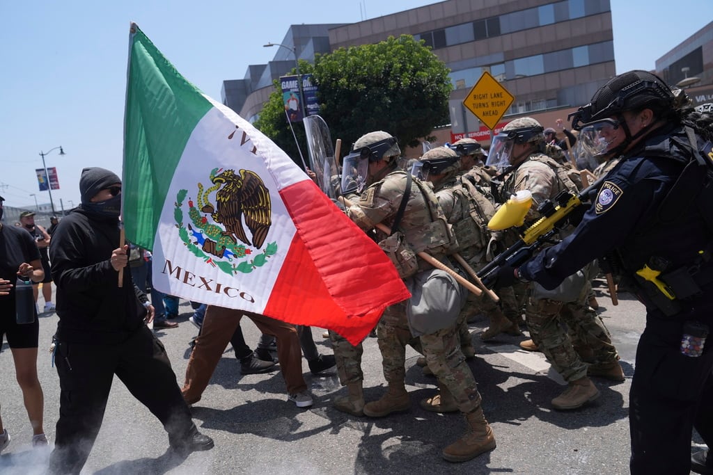 Protestas de migrantes en Estados Unidos