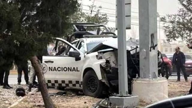 Accidente dejó 3 agentes de la Guardia Nacional muertos en Ciudad Juárez