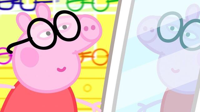 Peppa Pig con lentes