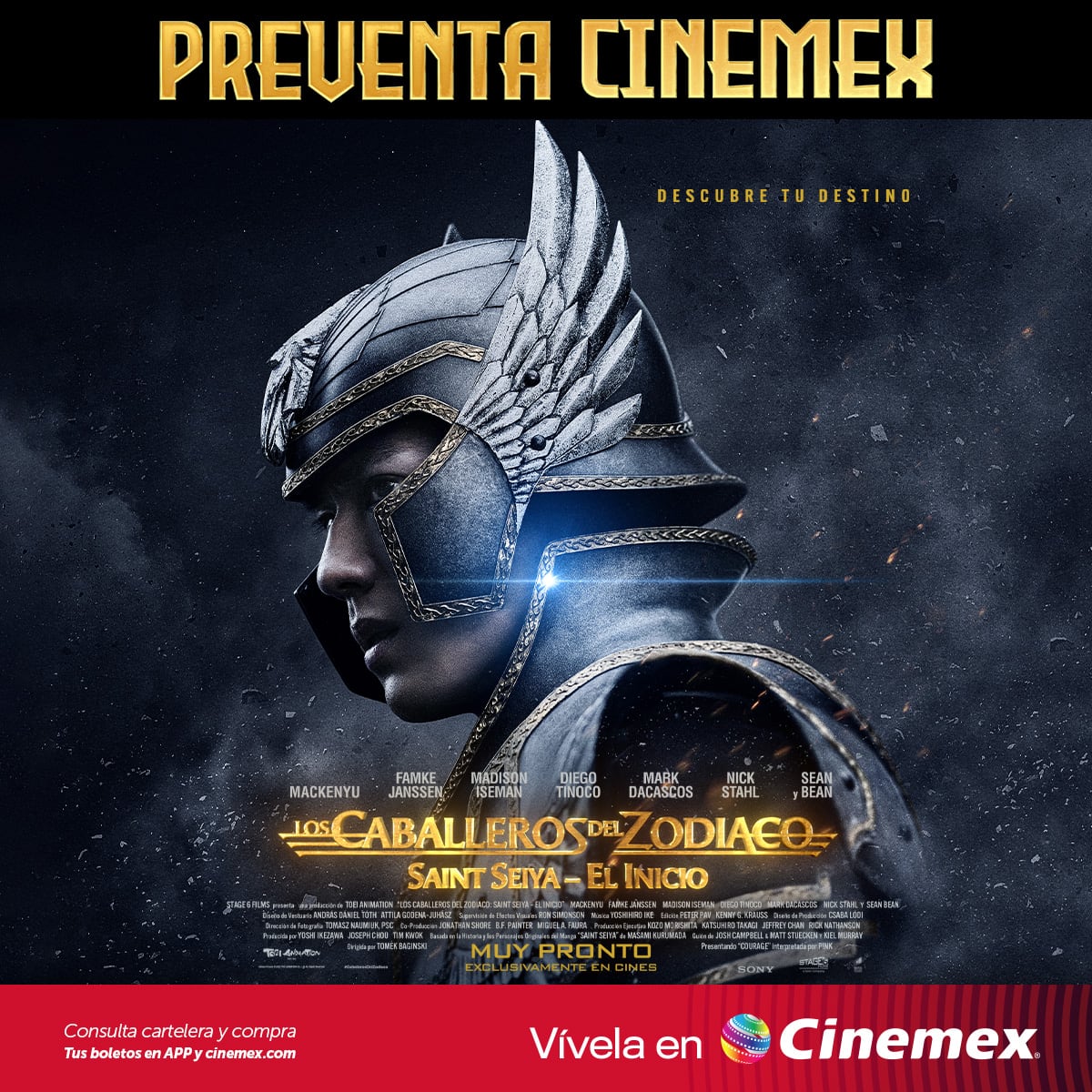 Preventa de Los Caballeros del Zodiaco live-action