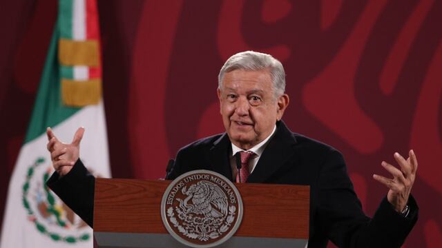 AMLO en su conferencia mañanera