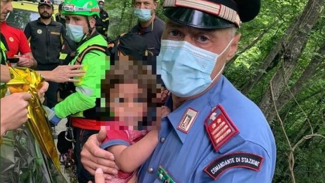 Bebé encontrado por periodista