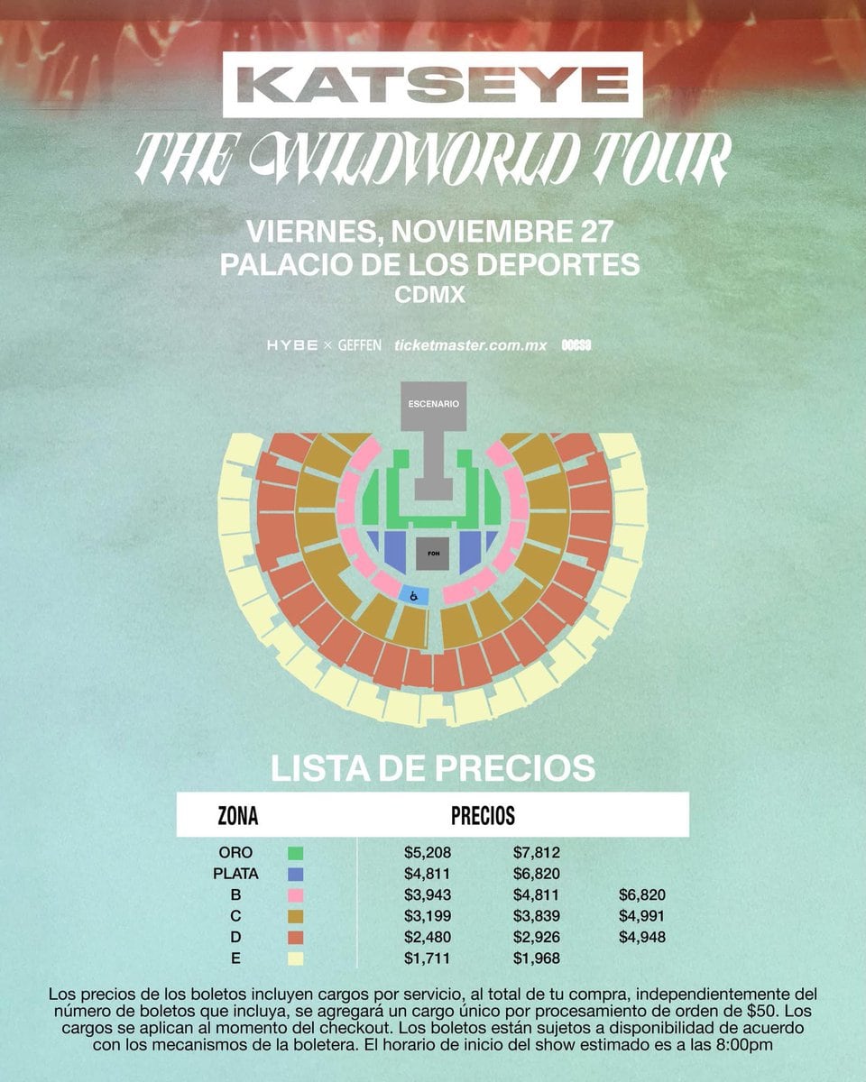 KATSEYE en Palacio de los Deportes: fecha del concierto y boletos