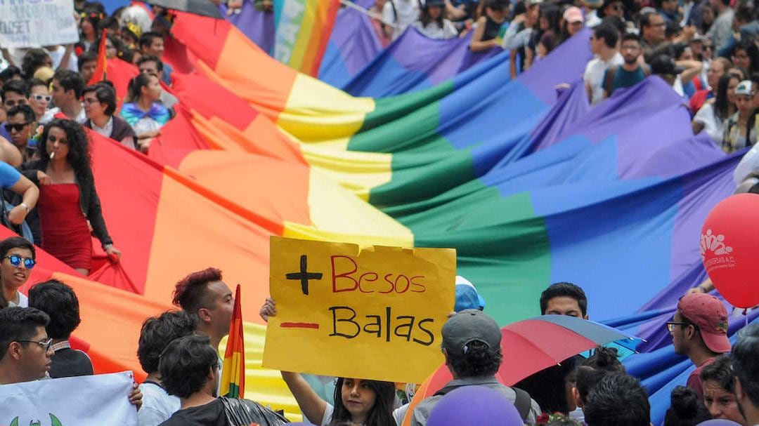 Marcha LGBT en la Ciudad de México.